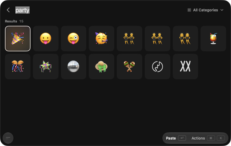 Emoji picker